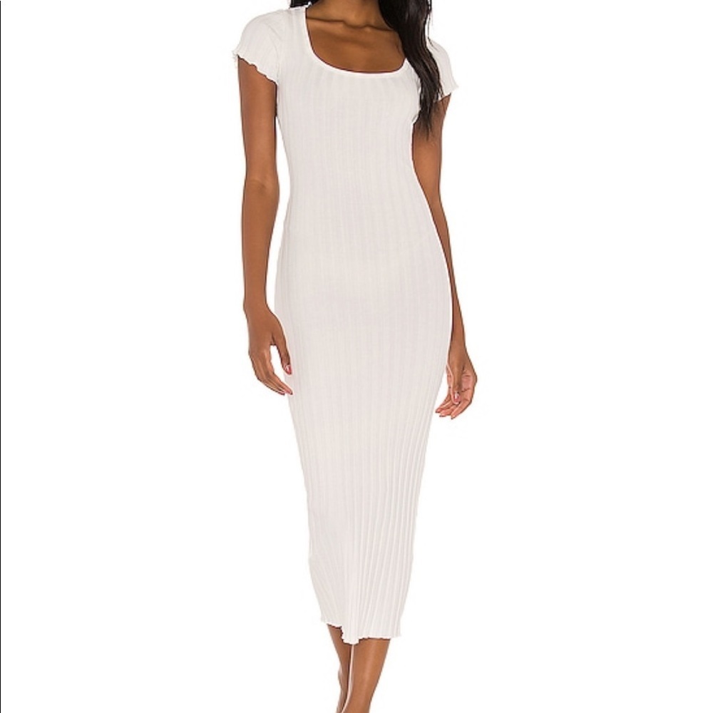 NEW Privacy Please white midi dress XXS - Picture 4 of 8